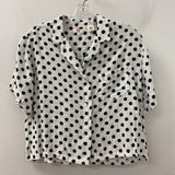 LEVI WOMEN'S BLOUSE/SHIRT white black M