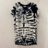 Young Fabulous Broke (YFB) WOMEN'S DRESS white navy S/M