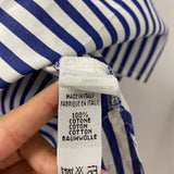 WOMEN'S BLOUSE/SHIRT white blue S