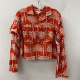 Lucky Brand WOMEN'S BLOUSE/SHIRT red white S