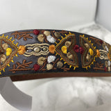 Lucky Brand WOMEN'S BELT black brown orange red S