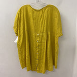 terzo millennio WOMEN'S PLUS TOP yellow 2X