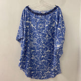 ECHO WOMEN'S DRESS blue white M/L