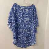 ECHO WOMEN'S DRESS blue white M/L