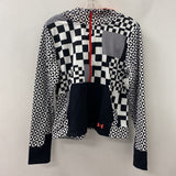 WOMEN'S ACTIVE OUTER black white pink M