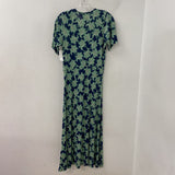 NICE THINGS WOMEN'S DRESS navy green S
