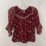 JOIE WOMEN'S BLOUSE/SHIRT red pink M