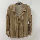 AS by DF WOMEN'S BLOUSE/SHIRT black tan S