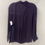 Banana Republic WOMEN'S BLOUSE/SHIRT eggplant S