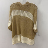 WOMEN'S SWEATER gold cream M
