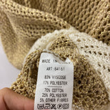 WOMEN'S SWEATER gold cream M