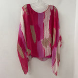 VIVIAN SHYU WOMEN'S BLOUSE/SHIRT pink beige S/M
