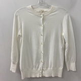 J CREW WOMEN'S CARDIGAN white M