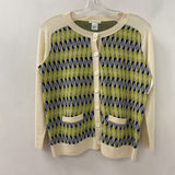 Club Monaco WOMEN'S CARDIGAN beige navy green M