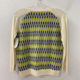Club Monaco WOMEN'S CARDIGAN beige navy green M