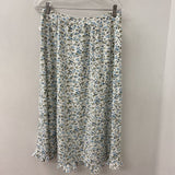 ABERCROMBIE & FITCH WOMEN'S SKIRT white blue L