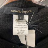 NANETTE LEPORE WOMEN'S CARDIGAN black cream S