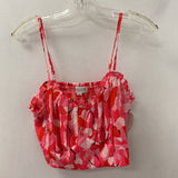 Molly Bracken WOMEN'S BLOUSE/SHIRT pink white black Fits like a M/L