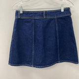 H&M WOMEN'S SKIRT blue gold 6