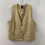 GAP WOMEN'S BLOUSE/SHIRT gold S