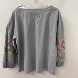 LAUNDRY WOMEN'S BLOUSE/SHIRT navy white pink green yellow L