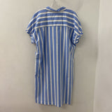OLSEN WOMEN'S DRESS blue white L