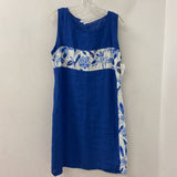 IDILLIO WOMEN'S DRESS blue print L