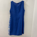 IDILLIO WOMEN'S DRESS blue print L