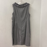 TALBOTS WOMEN'S DRESS black white 14