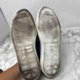 RON WHITE WOMEN'S SNEAKERS blue silver grey 40