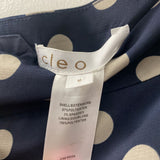 CLEO WOMEN'S SKIRT navy beige dots 12