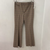 Banana Republic WOMEN'S PANTS beige houndstooth 12P
