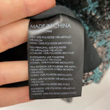 Club Monaco WOMEN'S BLOUSE/SHIRT teal silver 2