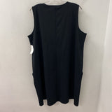 EILEEN FISHER WOMEN'S PLUS DRESS black 1X