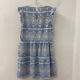 ADELYN RAE WOMEN'S DRESS denim-blue white S
