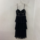 self-portrait WOMEN'S DRESS black bling 6