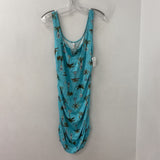 WOMEN'S DRESS palm tree print M