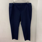 TALBOTS WOMEN'S PLUS BOTTOM navy 24W