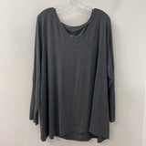 MICHELSTUDIO collection WOMEN'S PLUS TOP grey 4X