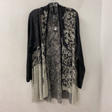 NIC+ZOE WOMEN'S PLUS TOP black white mix 3X