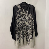 NIC+ZOE WOMEN'S PLUS TOP black white mix 3X