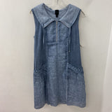 BLU No.9 WOMEN'S DRESS denim-blue L