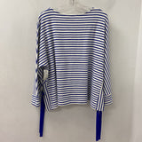 Molly Bracken WOMEN'S TOP blue white L