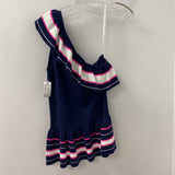 lilly pulitzer WOMEN'S SWEATER navy pink white L
