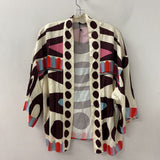 parfois WOMEN'S BLOUSE/SHIRT white burgundy multi