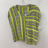 WOMEN'S TANK/CAMI lime black white S