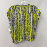 WOMEN'S TANK/CAMI lime black white S