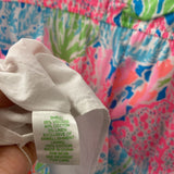 lilly pulitzer WOMEN'S DRESS blue pink white M