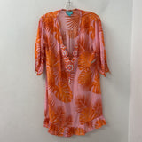 Taj by Sabrina Crippa WOMEN'S DRESS pink orange M