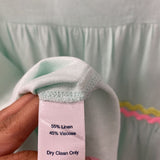 WOMEN'S DRESS mint pink yellow M